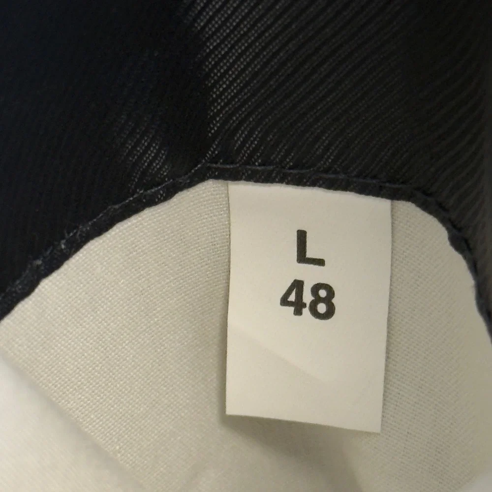 Bert Pulitzer Mens 48L Navy Blue Wool Blend Two Button Blazer Sport Coat